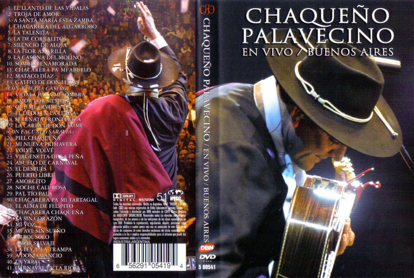 El chaqueño palavecino - en vivo buenos aires - DVD.