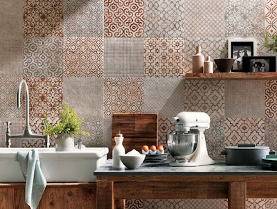 Piastrelle in pasta bianca della collezione Creta di Fap ceramiche patchwork, piastrelle, Creta, Fap ceramiche