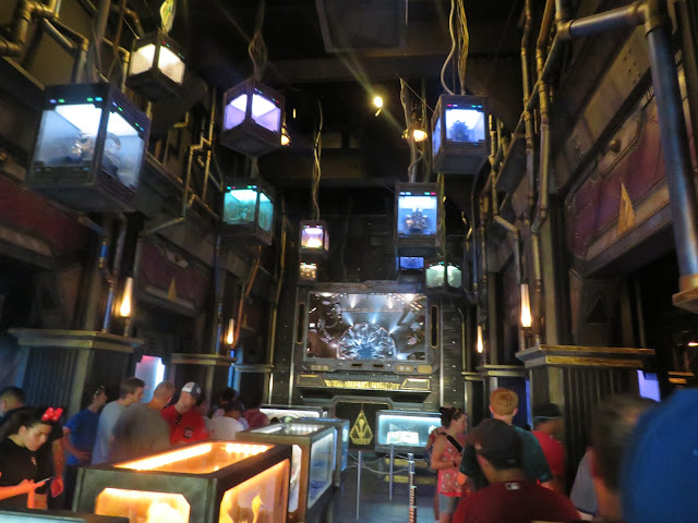 Guardians of the Galaxy Mission Breakout Lobby Disney California Adventure