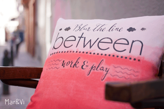 Diy cojin con sombreado y transfer