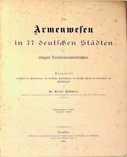Victor Böhmert: Das Armenwesen in 77 deutschen Städten und einigen Landarmenverbänden. 1886
