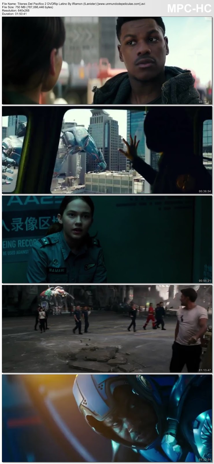Capturas de la película.