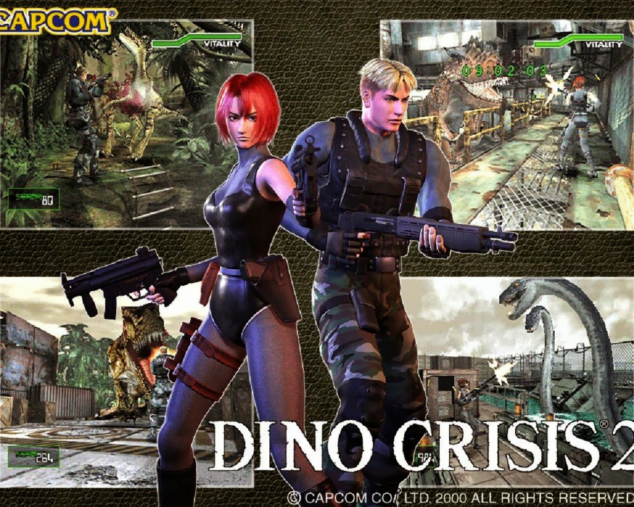 Download Game Dino Crisis 1 & 2 .EXE Portable PS1 Untuk Komputer Laptop