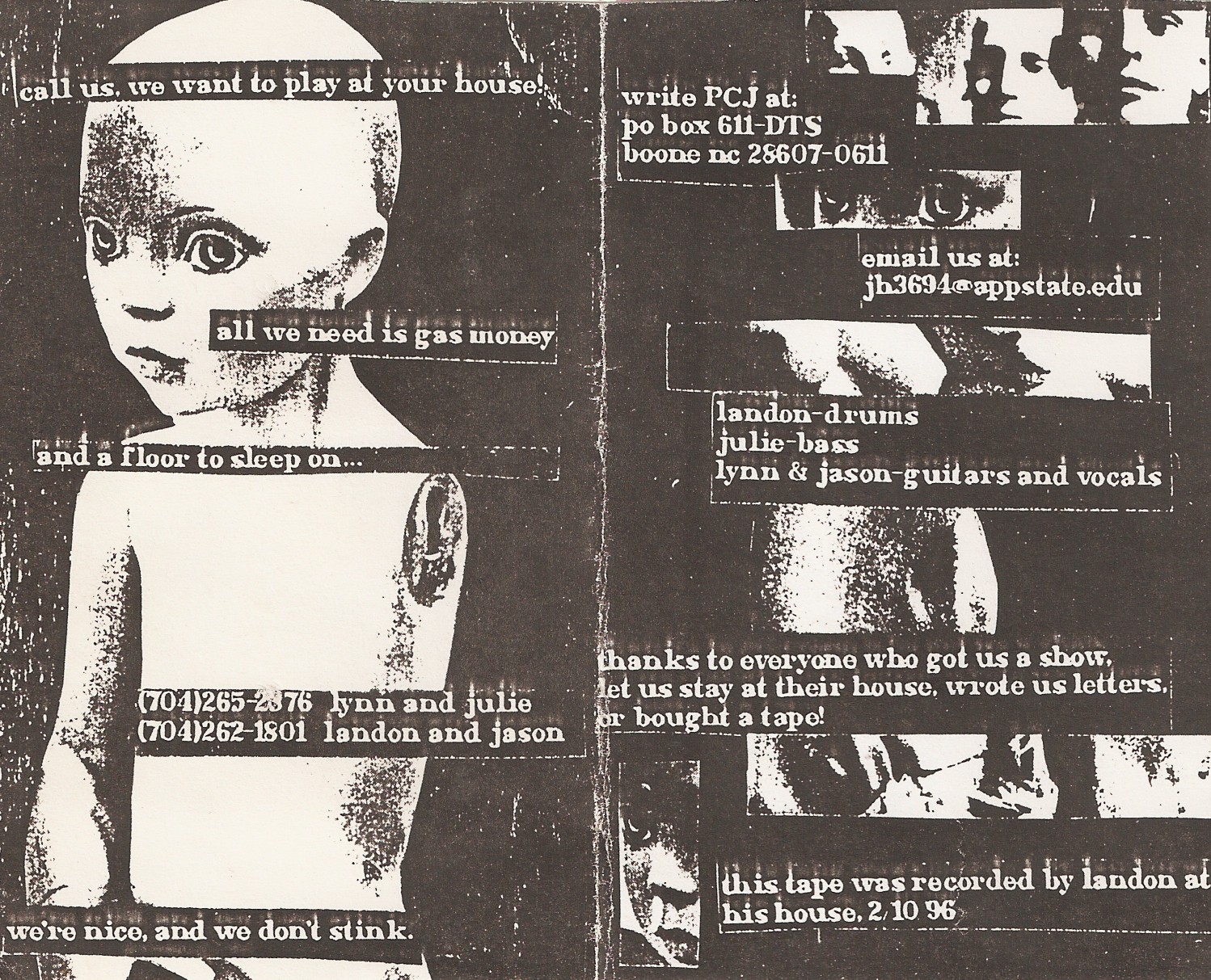 Remote Outposts PINK COLLAR JOBS "They're All The Same" Tape 1996