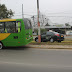 Accidente de tránsito involucra a un colectivo y un colectivo en Limache
