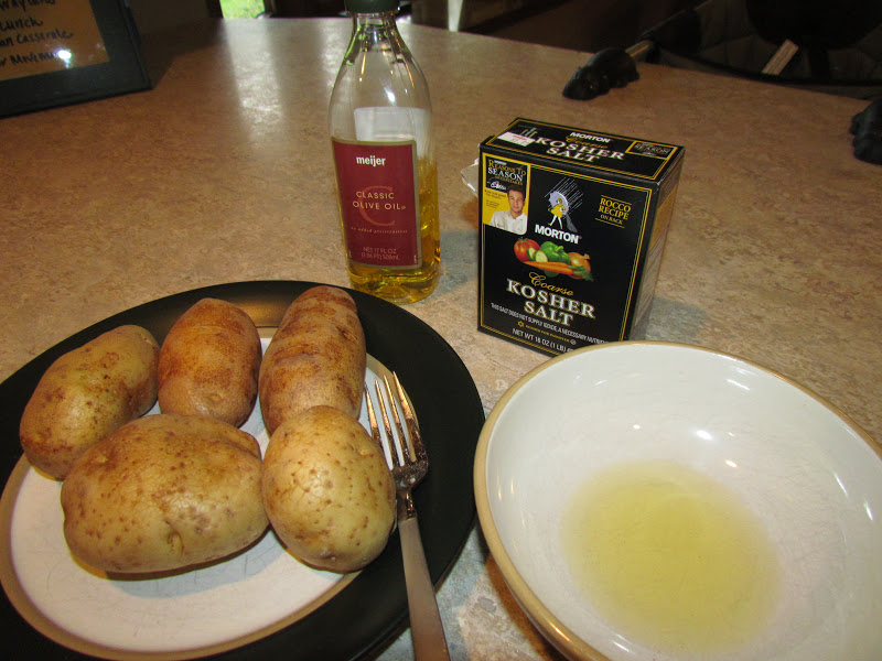 Made in our kitchen Baked Potato with Kosher Salt