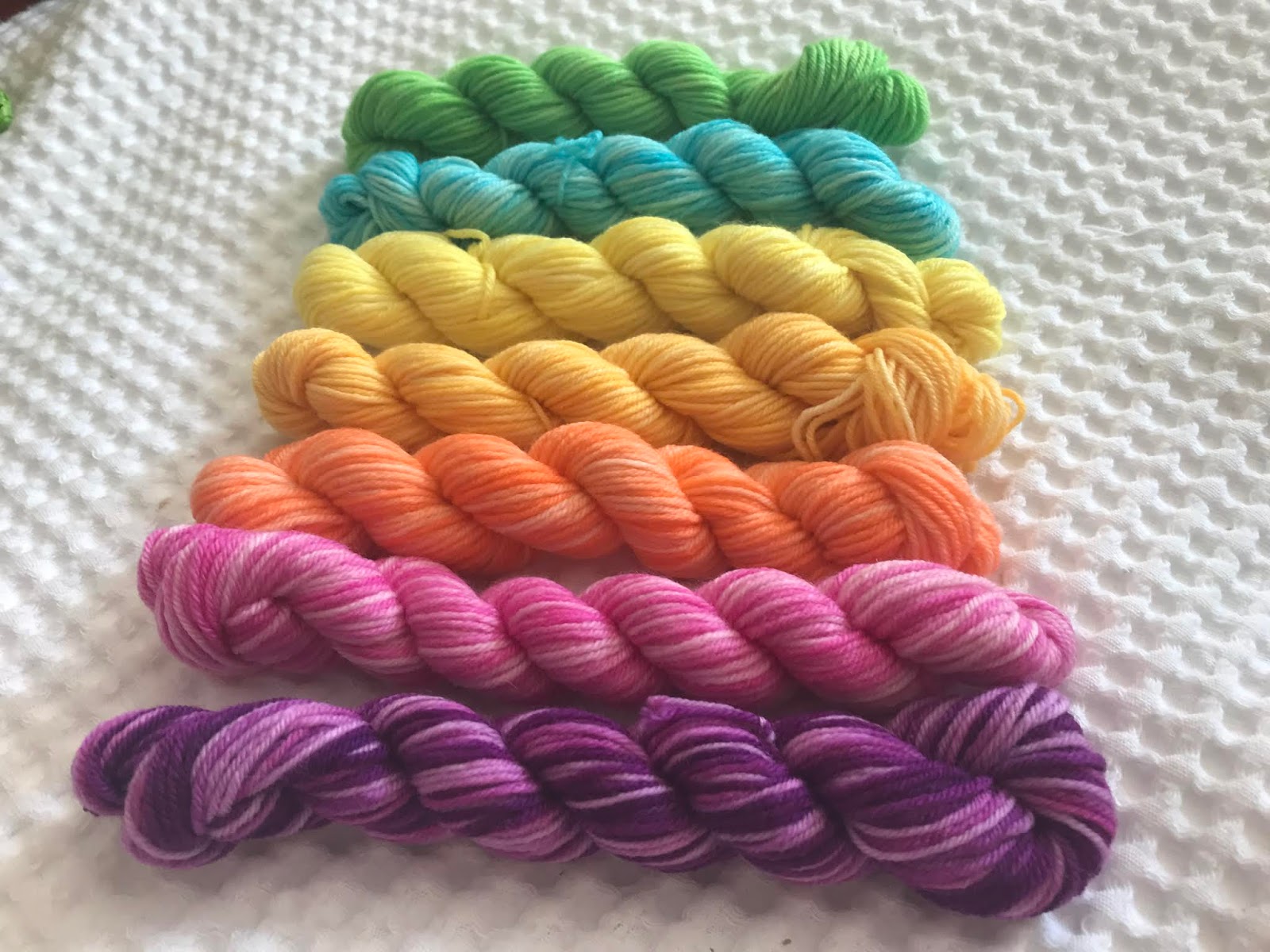 A Woolly Yarn The Dye Shack Easter Yarn Calendar Review