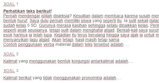 Contoh Soal Analisis isi teks cerita ulang ezy blog