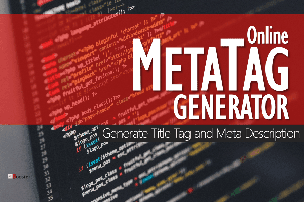 Online META Tag Generator — This is one of the best Online Meta Tags Generator or Meta Tags Code Builder Tool. Most of the SEO optimization services used to practice meta tags tools to generate SEO HTML meta tags properly. The generated meta keywords code help you in html seo optimization that will get you higher ranking in search results. You need to use this tool for every post you published on your blog for better search engine marketing that will drive massive organic traffic. Bookmark this as SEO meta description tool. Learn more about meta tag optimization and how to create a perfect meta tags description and keywords tags that work to drive more web traffic. Generate your meta tags online quickly to improve your search engines rankings