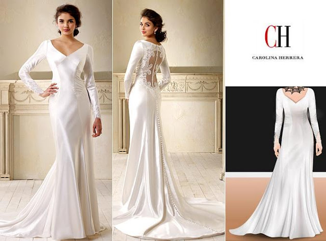 carolina herrera bella wedding dress