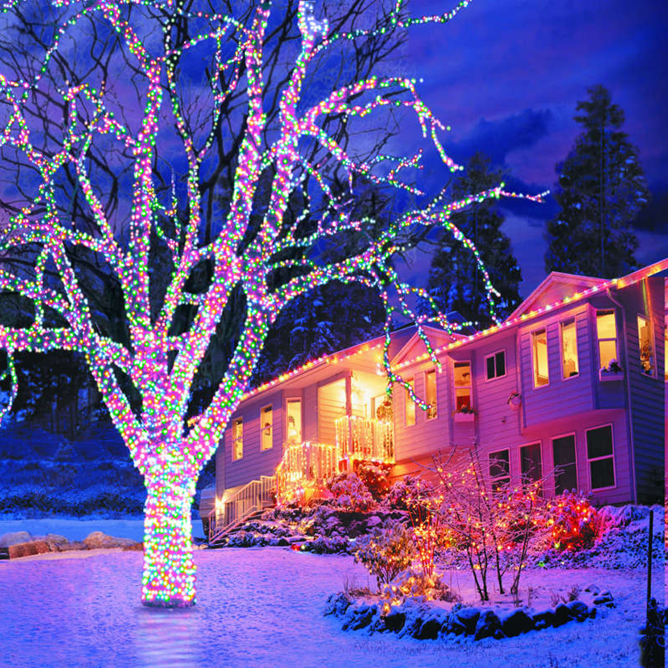 Outdoor Christmas Lighting : Outdoor Christmas Lights | HGTV - Red and