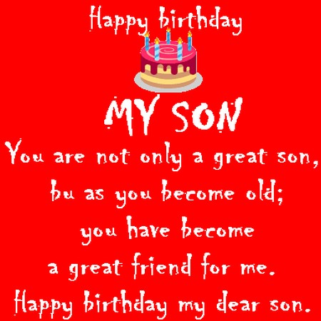 Text To Say Happy Birthday To My Son Love Messages