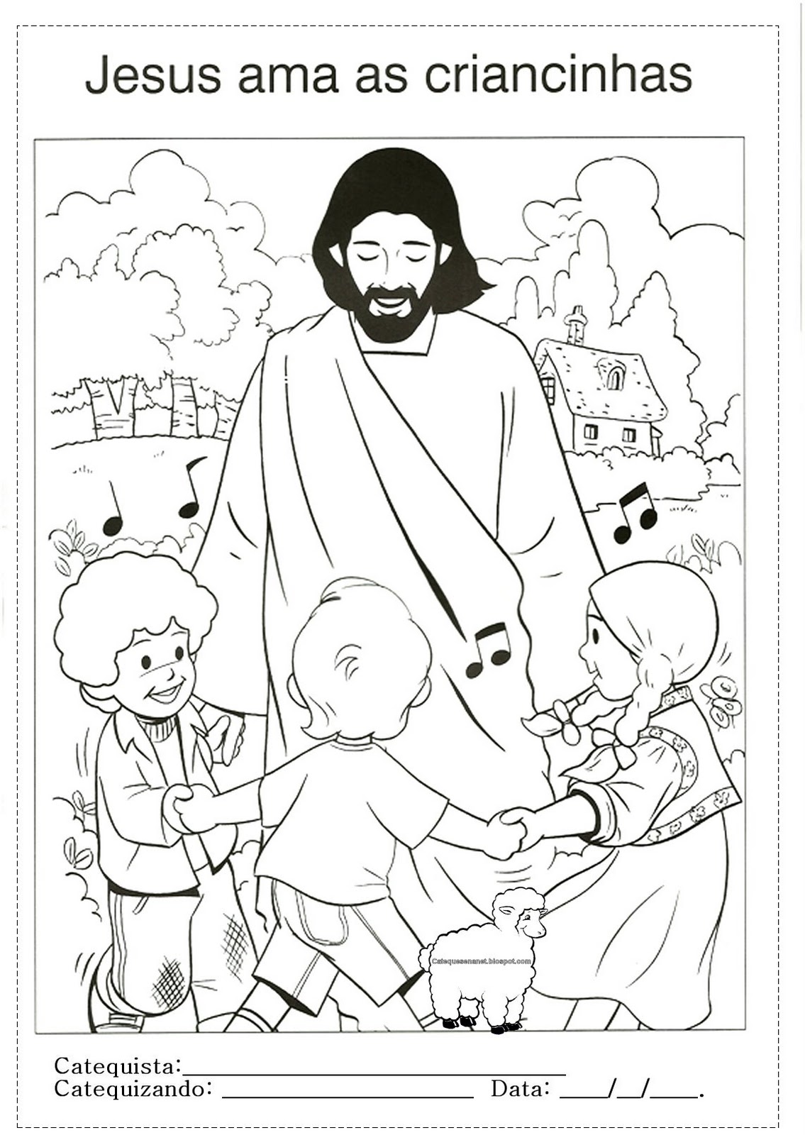 Catequese na Net Vamos colorir?