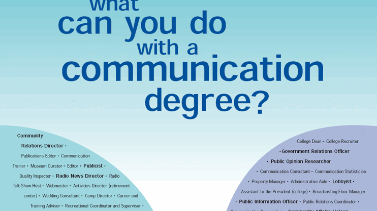 Jobs available communication degrees
