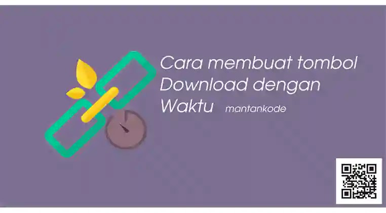 Cara membuat tombol Download dengan Waktu