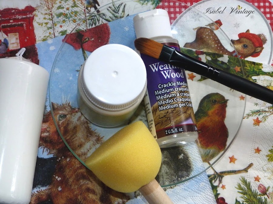 platos-cristal-velas-decoupage-materiales