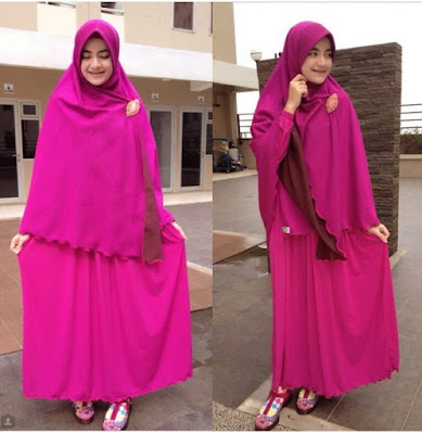 Baju muslimah untuk wanita gemuk