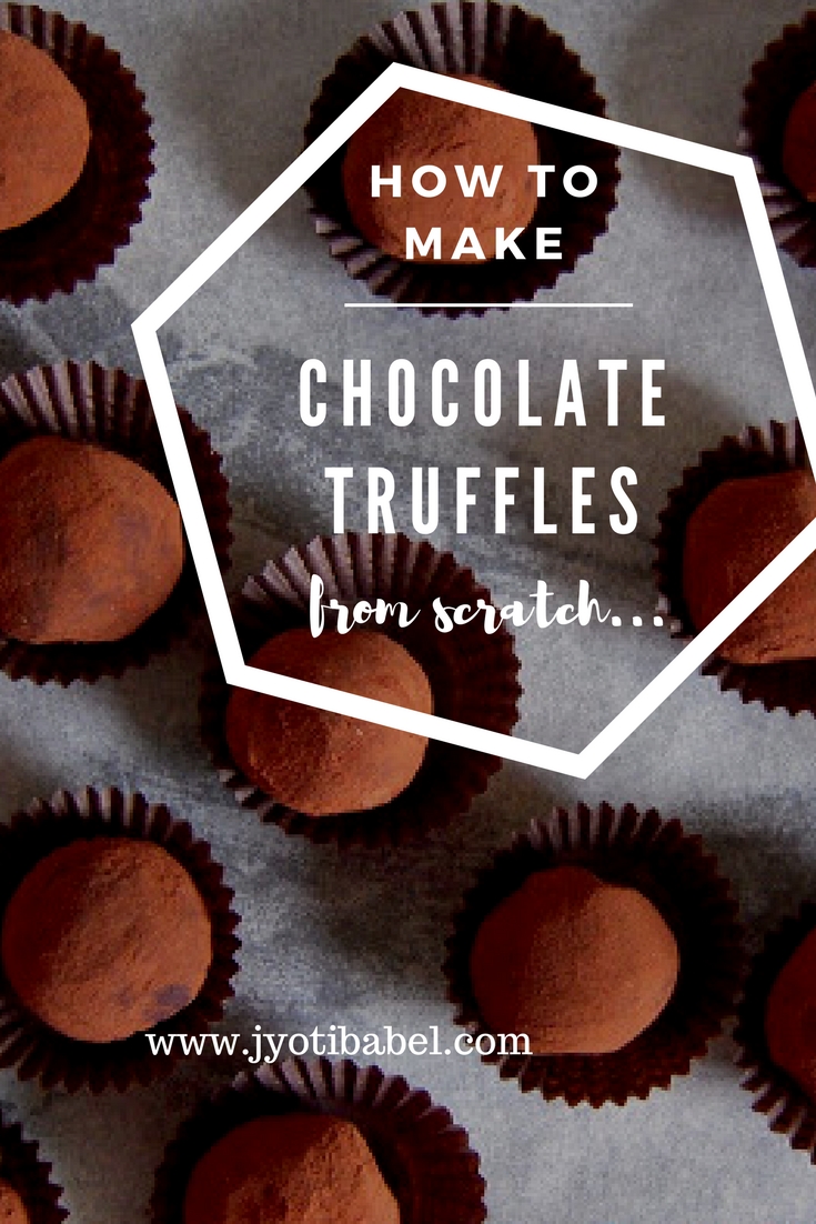 Jyoti's Pages Chocolate Truffles Sinfully Delightful For 100th post