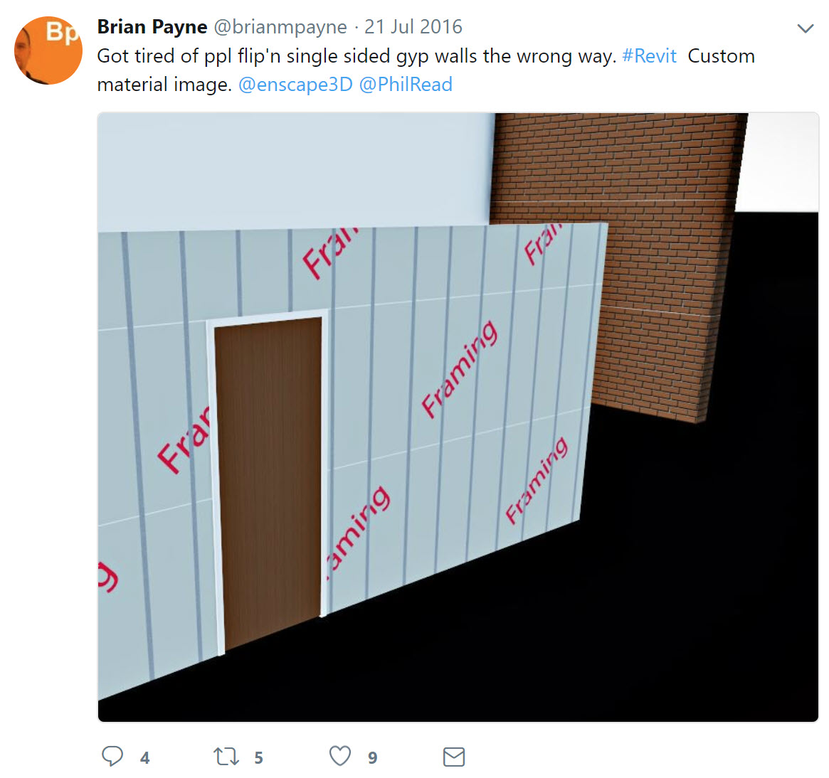 BIM Chapters Revit Wall Type Trick Showing Studs in Walls, Sort Of