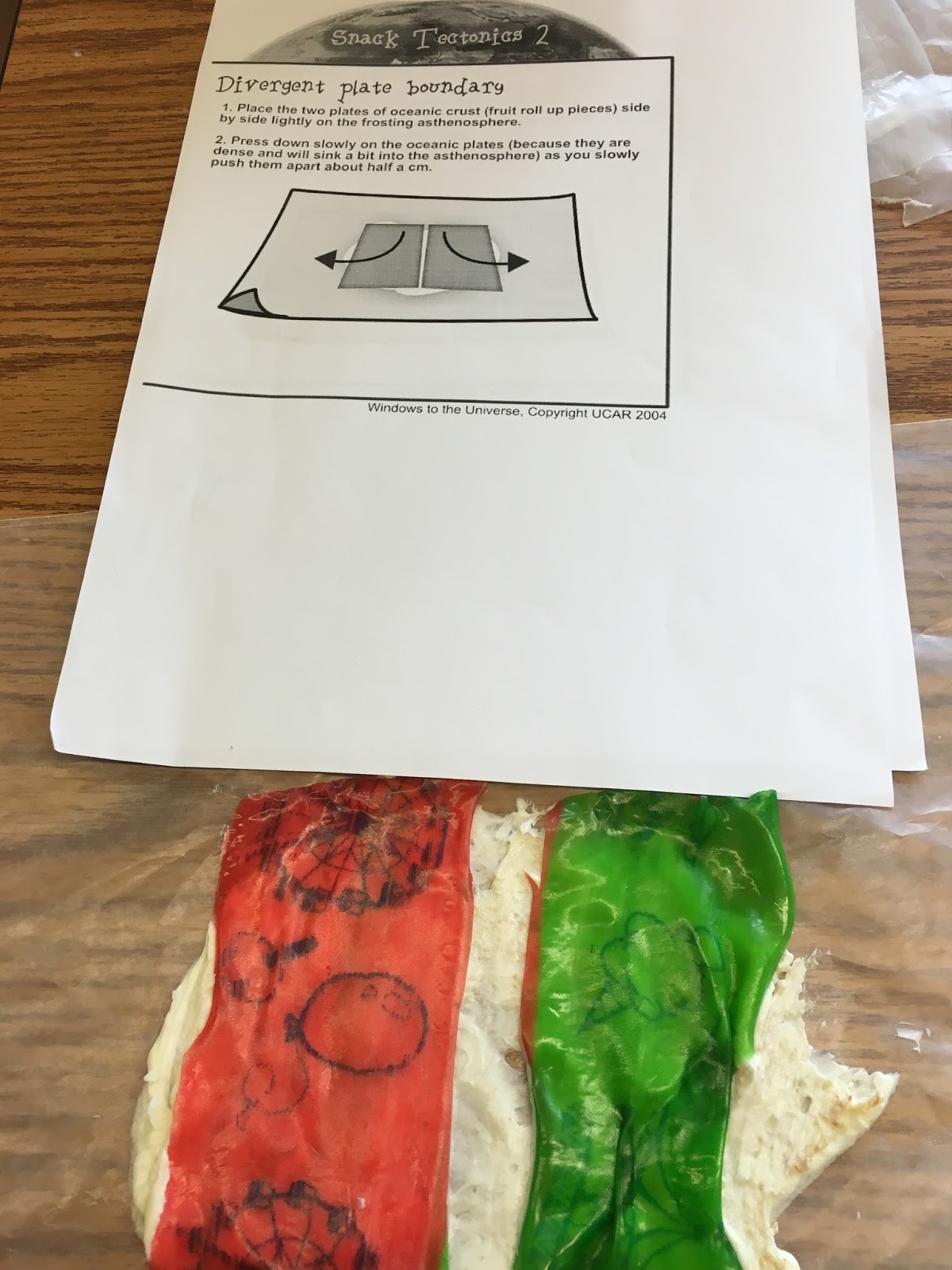 Tuning into Fourth Grade Snack Tectonics