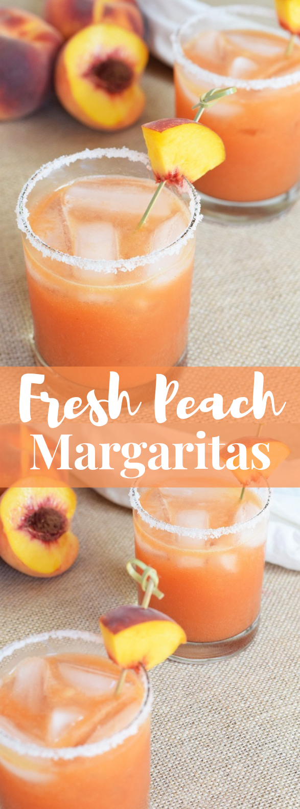 Fresh Peach Margaritas #drink #summer Fresh Peach Margaritas #drink #summer