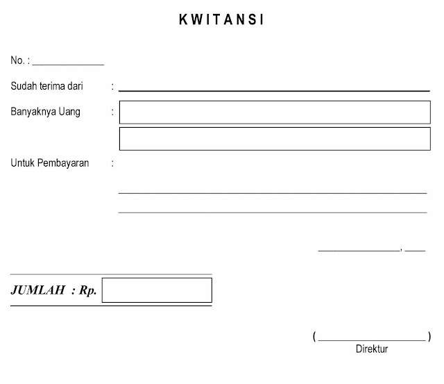 Contoh Kwitansi Pembayaran Dalam Bahasa Inggris Scarisbuda