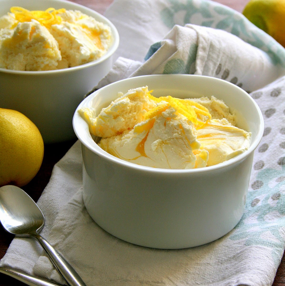 Cupcakes & Couscous: Lemon Curd Swirl Ice Cream