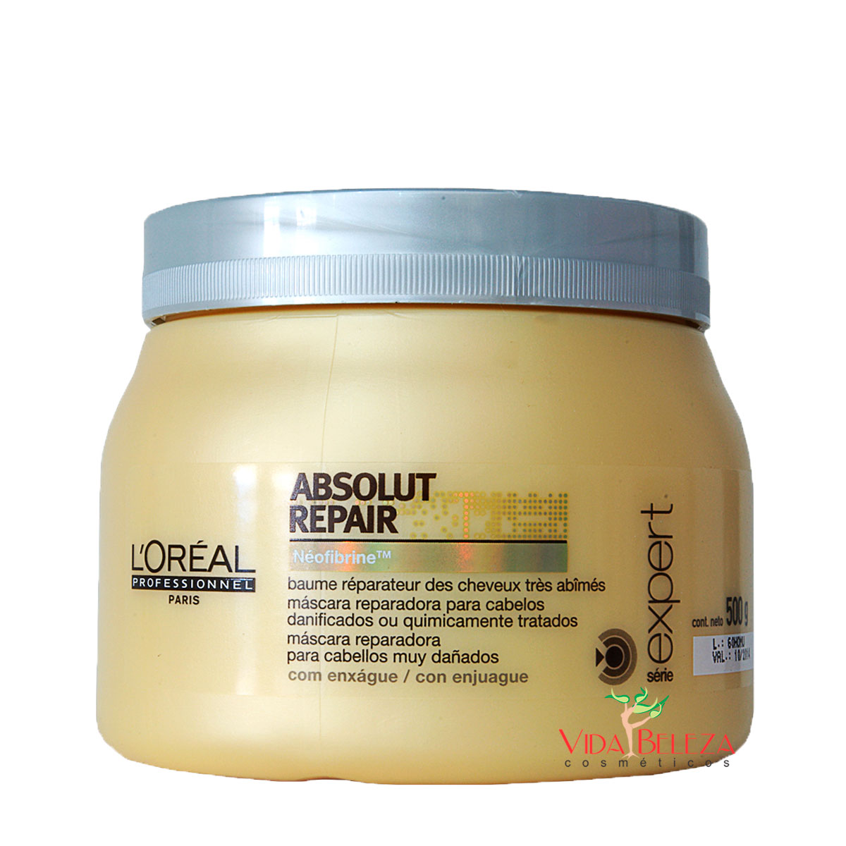 Carolina e suas vaidades Máscara capilar L'oréal Absolut repair