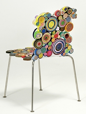 krzesło z papieru