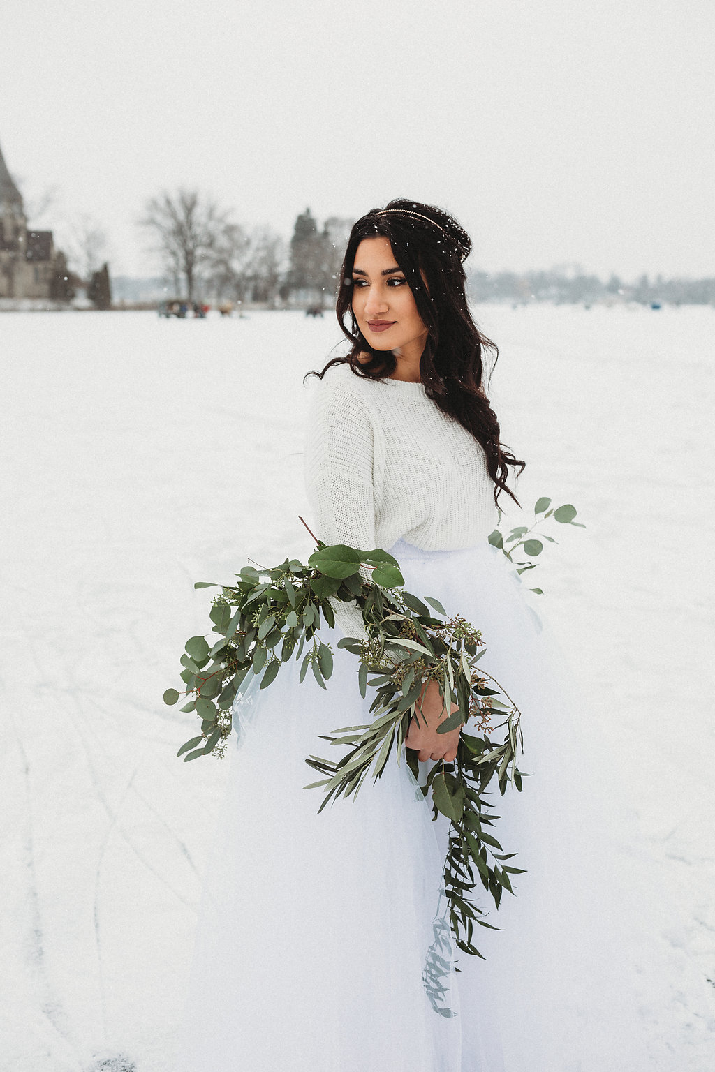 Bank of Flowers: Winter Wonderland Photoshoot