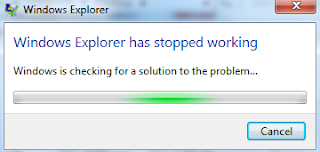 Windows Explorer has stopped working