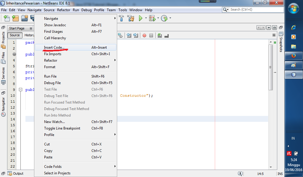 Setter Dan Getter Pada Java | tutorial implementasi inheritance dan getter and setter Setter Dan Getter Pada Java | tutorial implementasi inheritance dan getter and setter