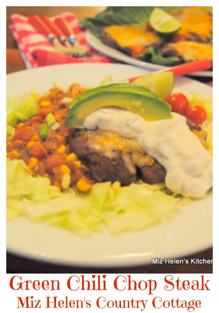 Green Chili Chop Steak