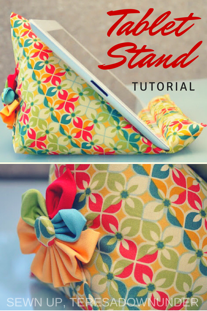 HEXAGON SWAP Tablet Stand Tutorial by Teresa Down Under