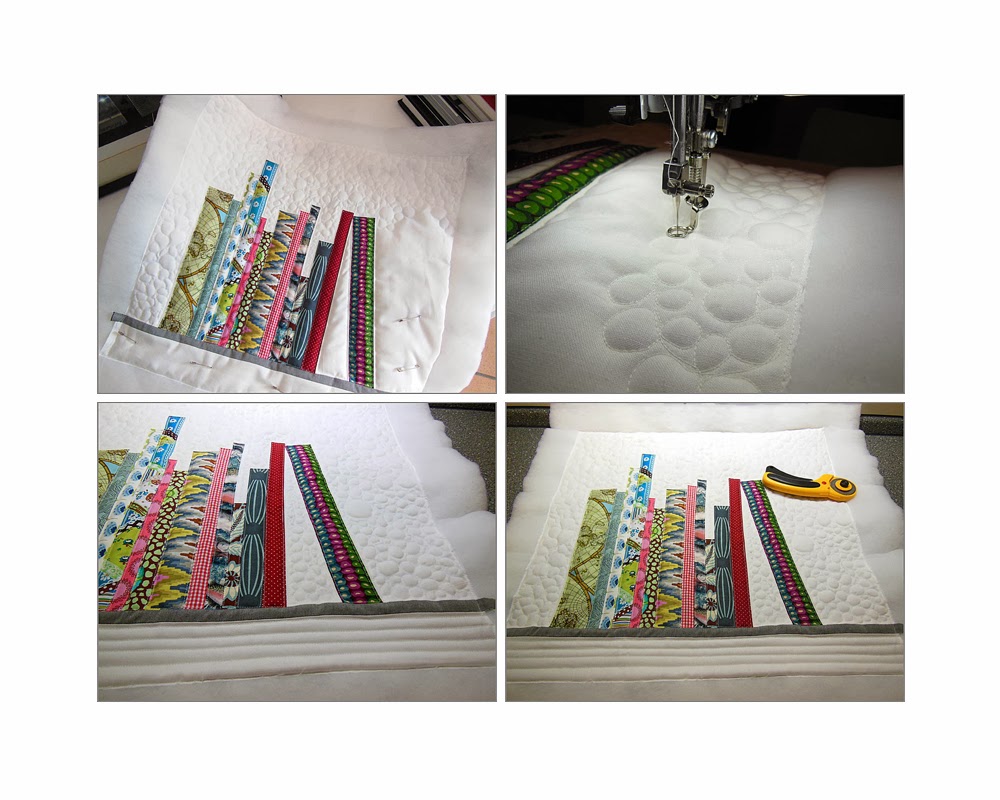 Die Bildersammlerin Mini Bookshelf Quilt.