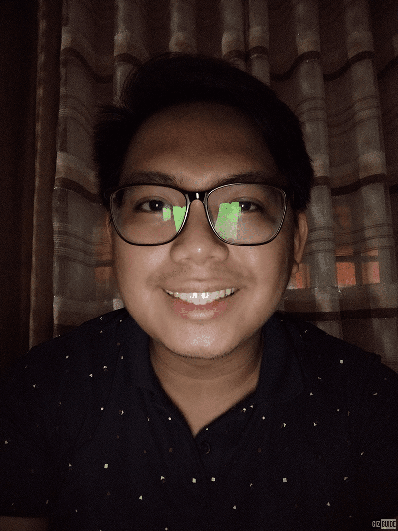 Low light selfie Low light selfie