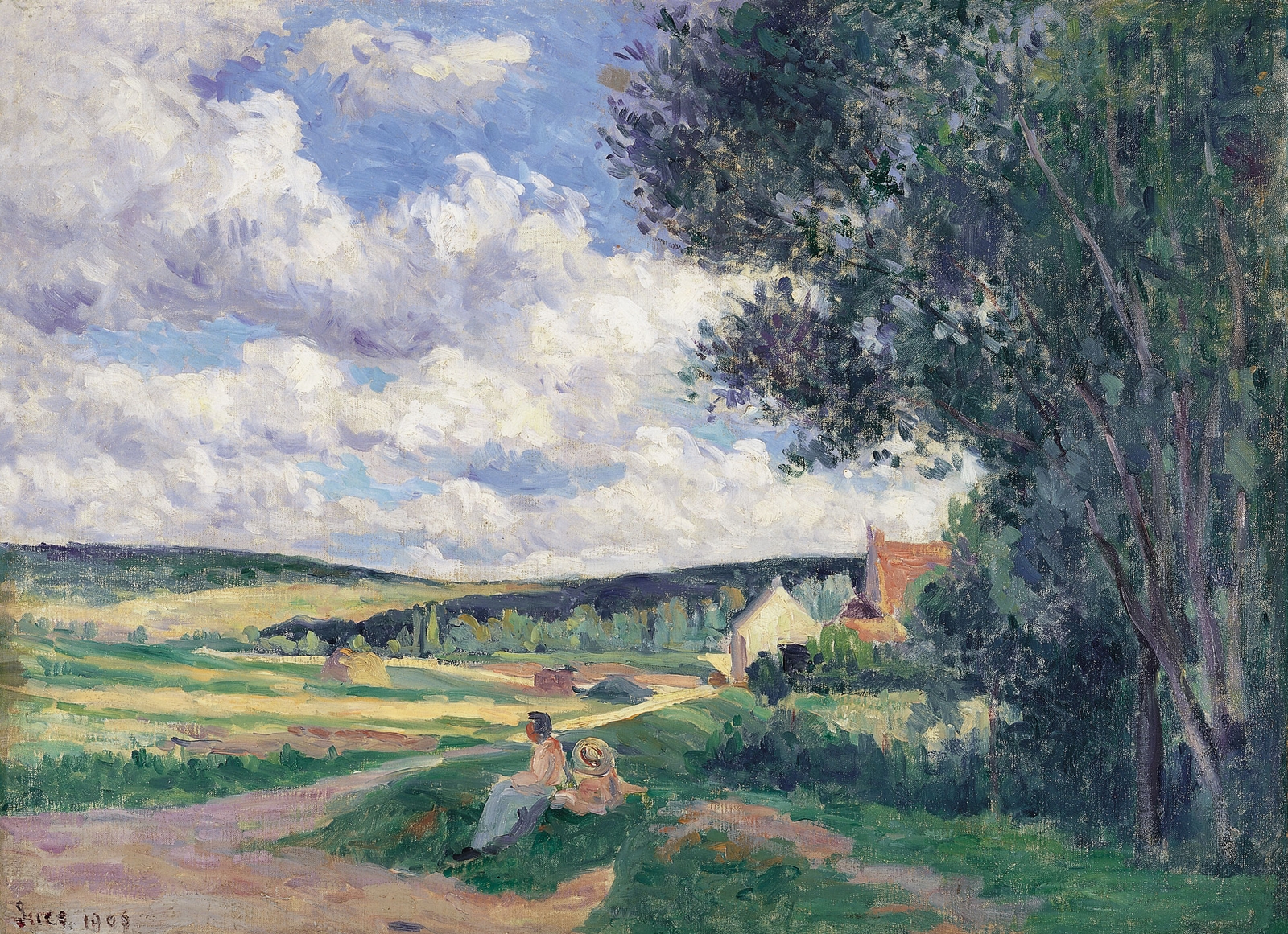 Картинки по запросу yvonne the road to vermenton by maximilien luce art reproduction