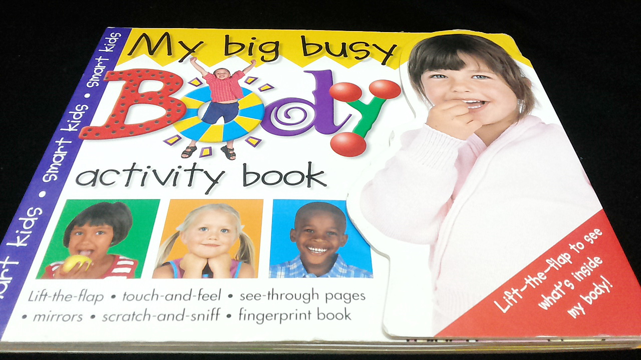 Kid Books Blog 375.My Big Busy Body Activity Book