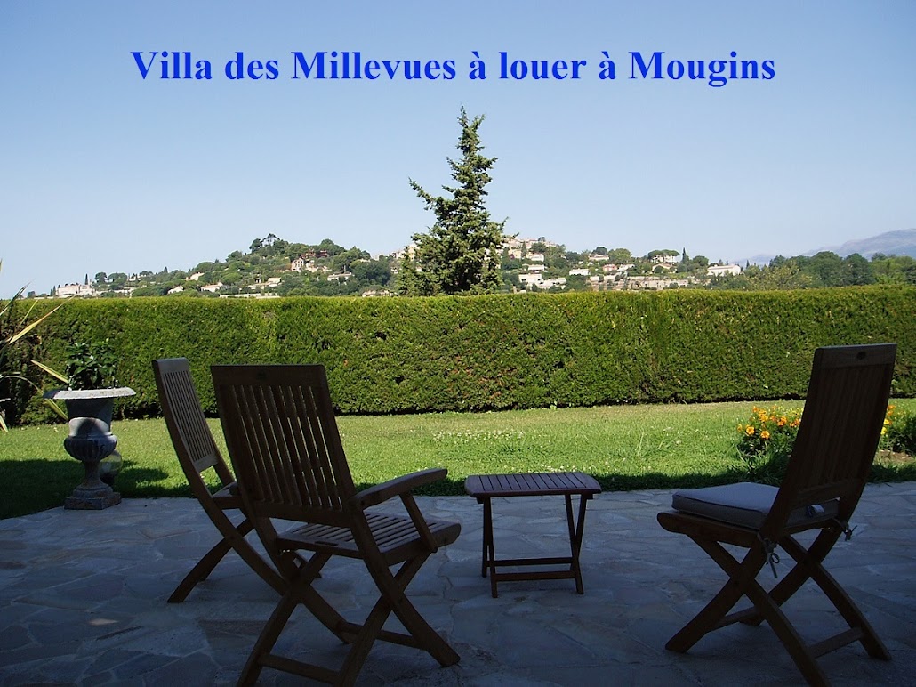 Villa des Millevues à louer à Mougins