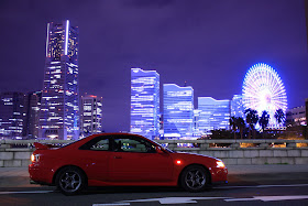 Toyota Corolla Levin AE111, samochody z rynku japońskiego, mało znane auta, fajne coupe, fotki samochodów nocą