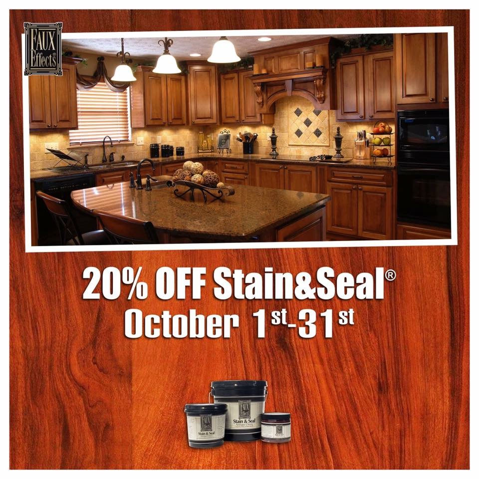 Finishing Acts Fall in Love with Faux Effects' Stain & Seal