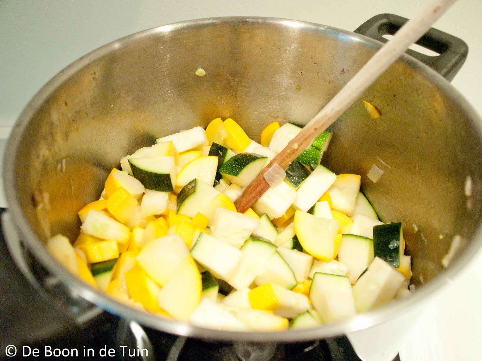 recept courgette soep courgettes moestuin volkstuin