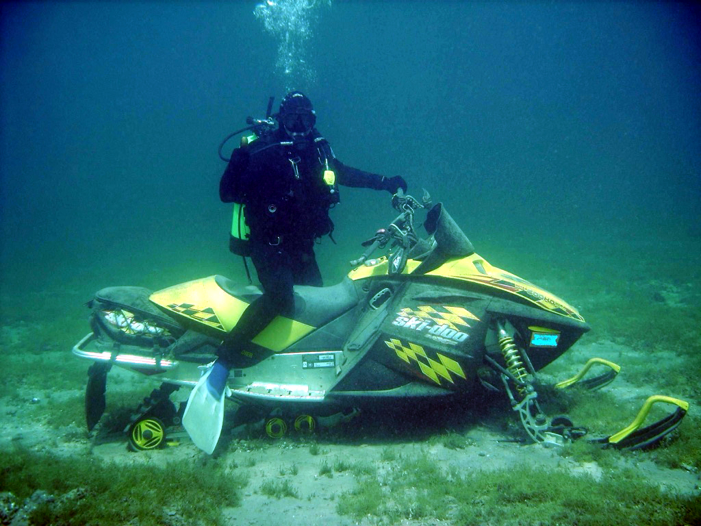 Just A Car Guy They are snowmobiles, not submarines... ya gotta get