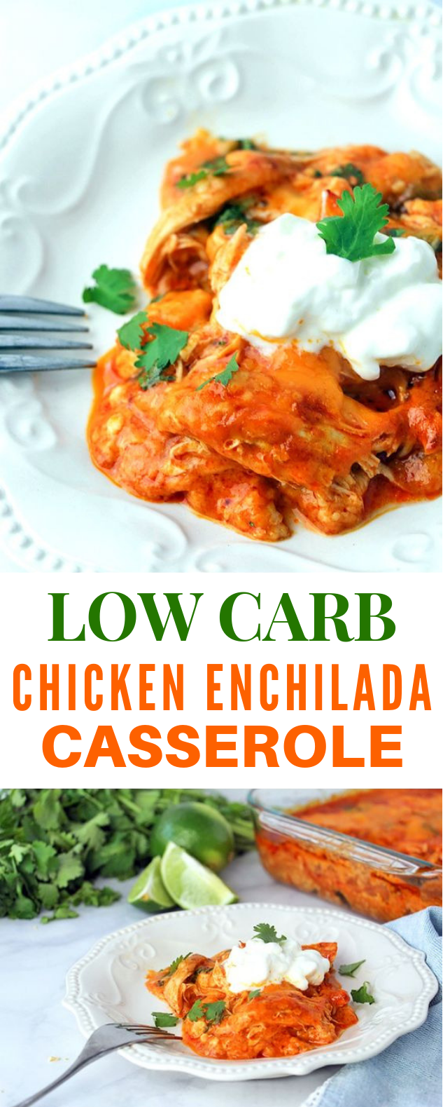 LOW CARB CHICKEN ENCHILADA CASSEROLE #Ketogenic #Diet LOW CARB CHICKEN ENCHILADA CASSEROLE #Ketogenic #Diet