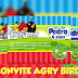 Modelo de convite Angry Birds em Corel Draw