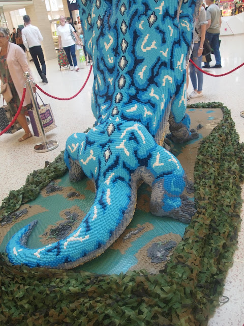 The back of the six headed Hydra - Bright Bricks Mythical Beasts LEGO brick trail at The Mall, Luton The back of the six headed Hydra - Bright Bricks Mythical Beasts LEGO brick trail at The Mall, Luton