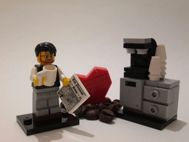 MOC LEGO gosto de café.