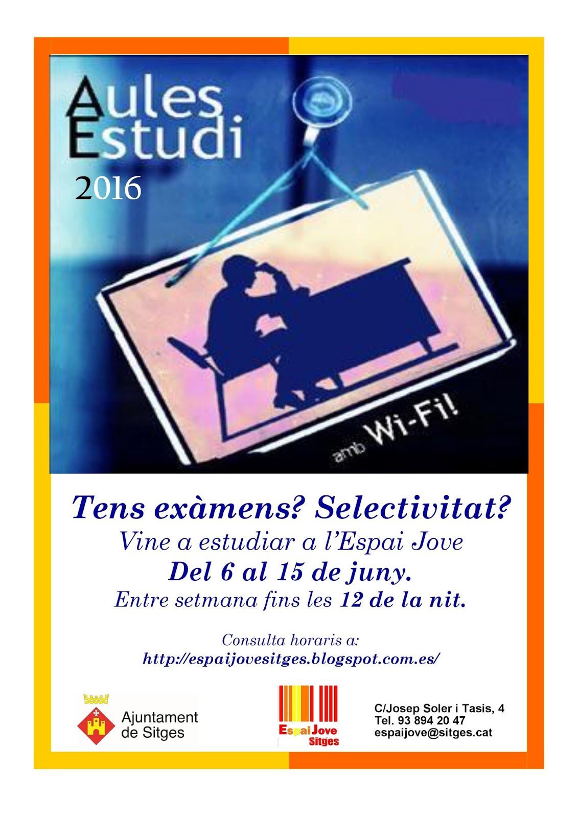 Espai Jove Sitges Prepara't bé els