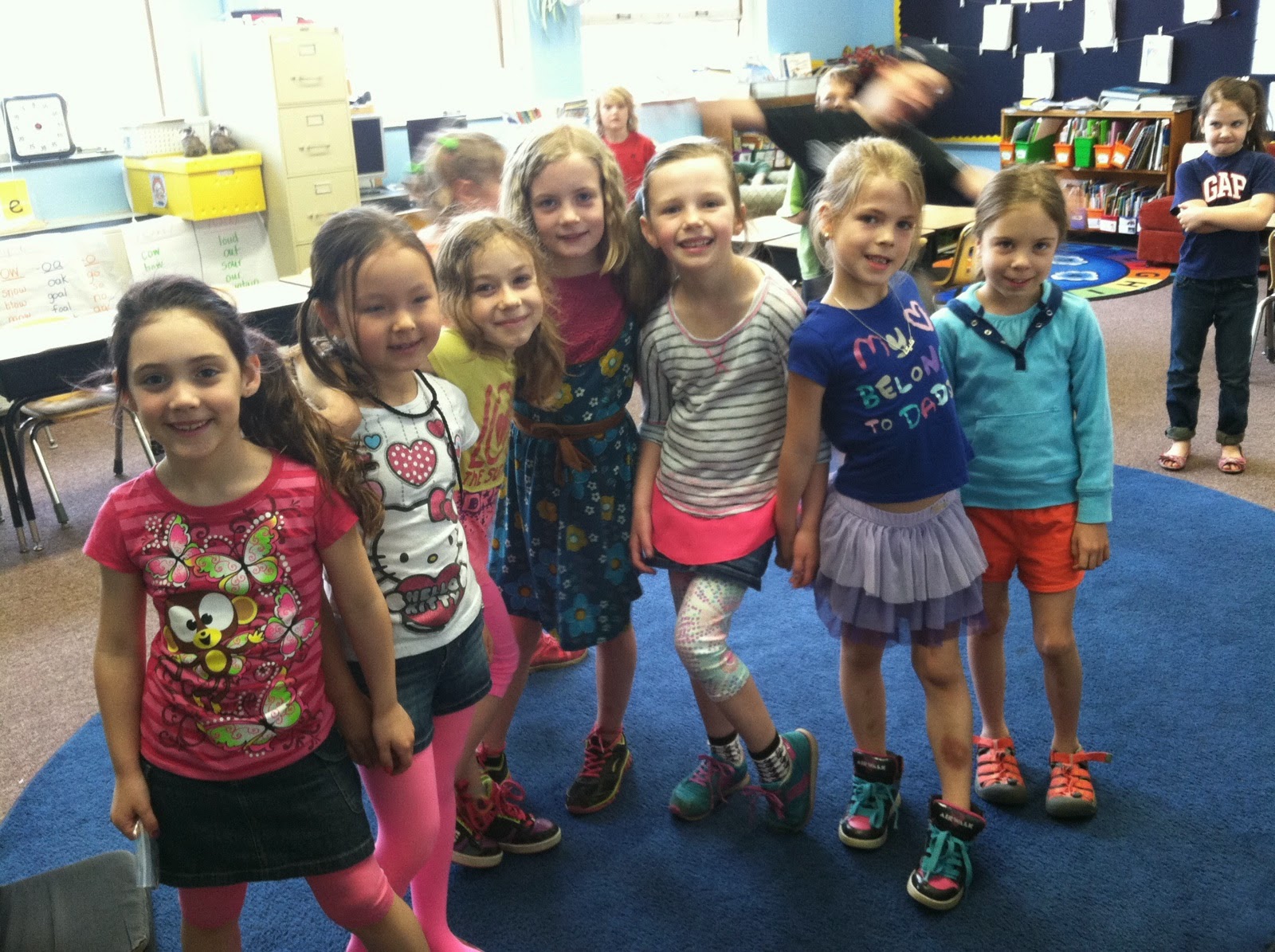 Ms. Closter's First Grade News 80's Day