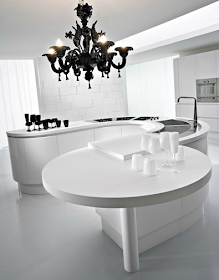 20 formas de incorporar una mesa en la cocina - Cocinas con estilo